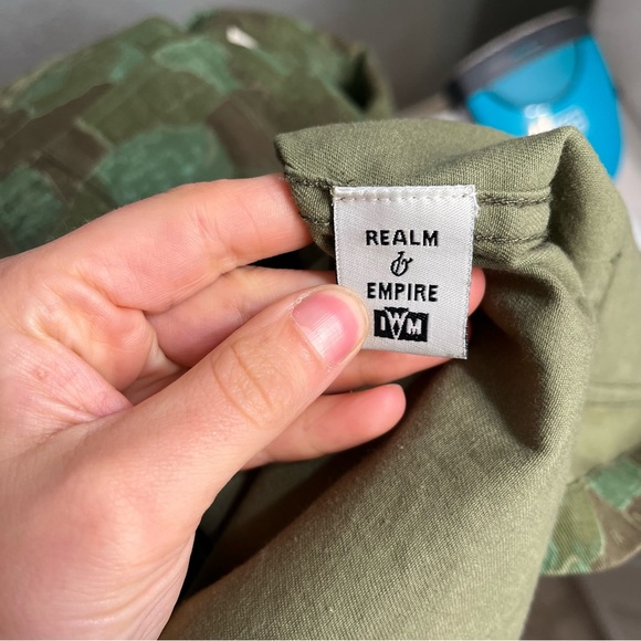 Realm & Empire Retro Mod Map Camo Combat Jacket XL - Picture 6 of 11